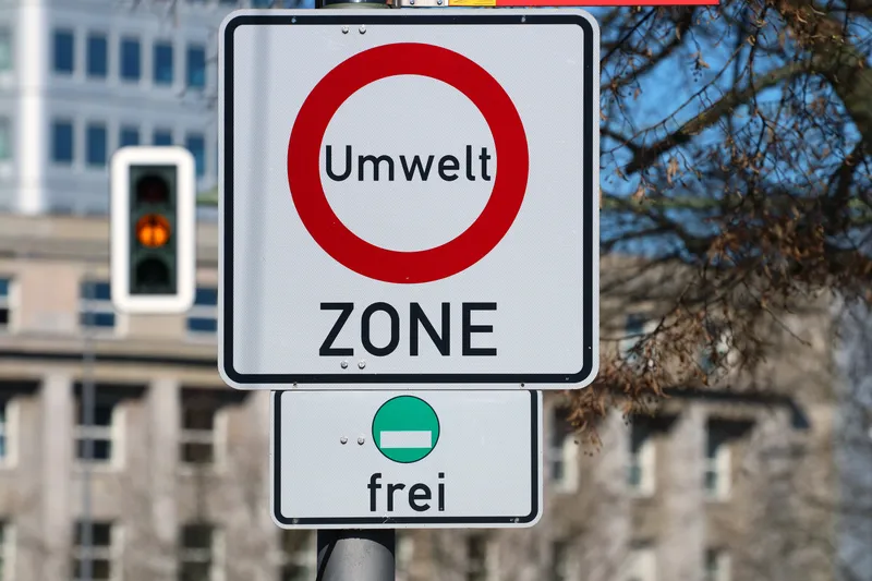 Umweltplakette für Baumaschinen